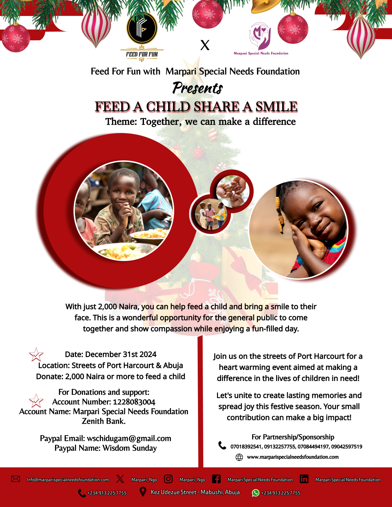 FEED A CHILD SHARE A SMILE